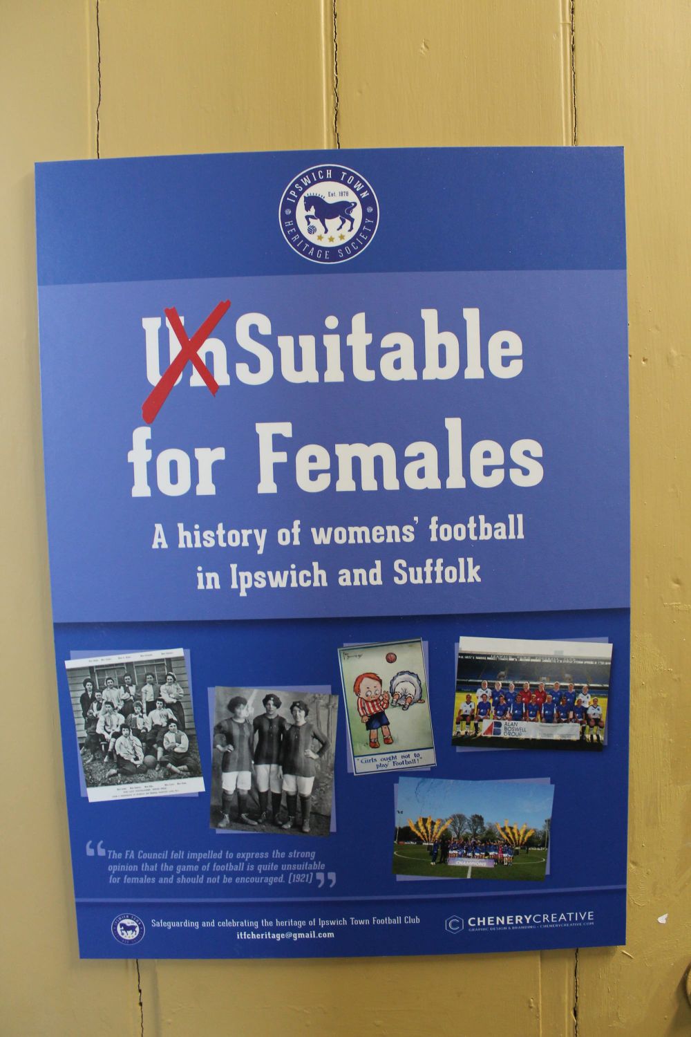 (Un)suitable for Females- Women's football in Suffolk